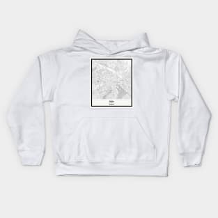 Map of Sofia - Bulgaria Kids Hoodie